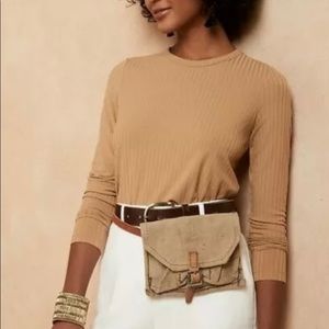 Banana Republic Maroon Long Sleeve Top